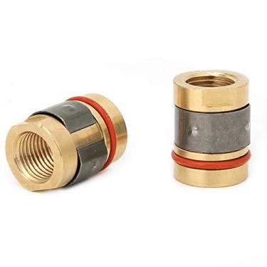 Imagem de Ailgely Adaptador de Bocais de Pistola MIG 2PCS, Conexão de Threads Femininos de Latão, ótima para M-25/M-40 Soldagem Torch Com Usinagem CNC de Precisão, Material Resistente Ao Calor de