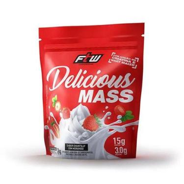 Imagem de Delicious Mass - 3000G Refil Chantilly Com Morango - Ftw - Fitoway, 3k