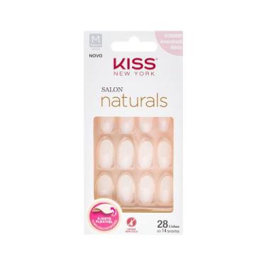Imagem de Unhas Postiças Kiss New York Salon Natural Amendoada - Kiss NY, 1 Un