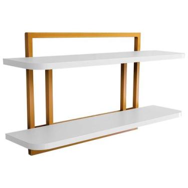 Imagem de Prateleira De Parede Nicho Estilo Industrial Decoração Sala Quarto Esc