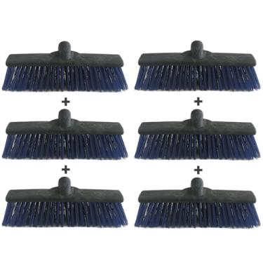 Imagem de Kit 6 unid Vassourão Gari 40cm sem cabo