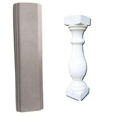 Imagem de Forma Kit Viga/base Balaústre 80x20x6cm + Balaustre - garden