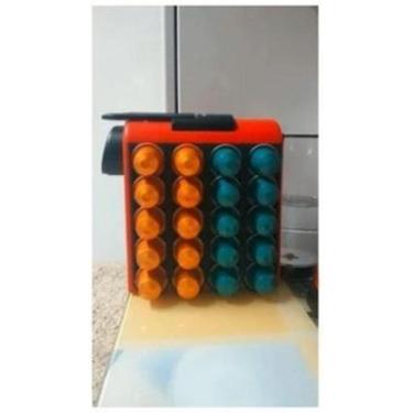 Imagem de Suporte Porta Capsula Nespresso 20 Capsulas Lateral, Parede