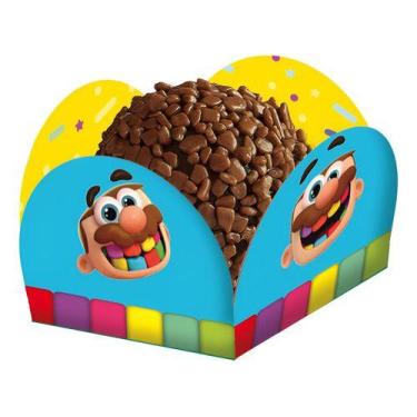 Imagem de 40 Forminhas Para Doces José Comilão Festcolor Licenciada Amarelo