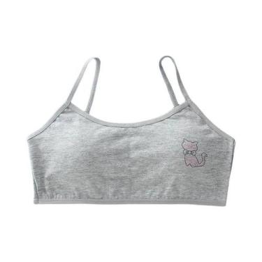 Imagem de Sutiã De Treino De Algodão Para Adolescentes, Roupa Íntima Esportiva M