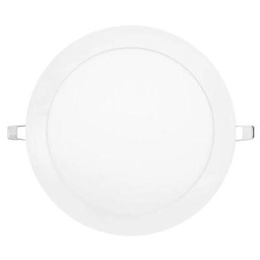 Imagem de Painel Led Embutir 15w Redonda Branca Fria 6000k - ECONOMAX