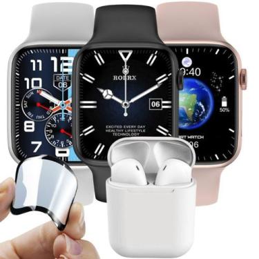 Imagem de Smart Watch 8 Pro Lançamento 2023 Modelo W28 Fone Película - Microware