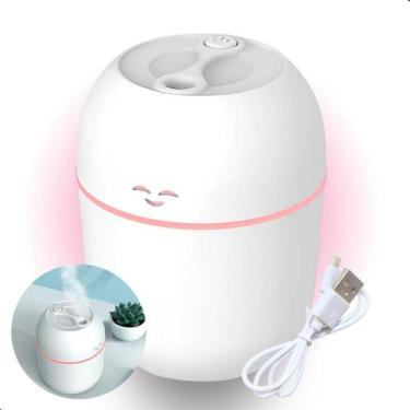 Imagem de Umidificador De Ar Aromas Difusor Ambiente Usb Portátil Led 220ml - X-