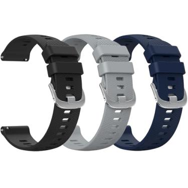 Imagem de Oumida Pulseira de silicone para Xiaomi Redmi Watch 5 Active Watch para homens e mulheres (pacote com 3)