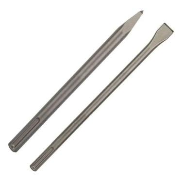 Imagem de Kit- Ponteiro + Talhadeira Sds Max P/ Martelo Martelete Rompedor - Hit