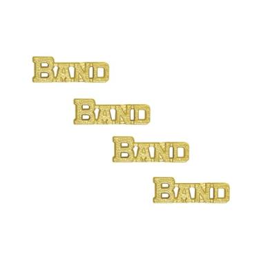 Imagem de Pinos esportivos. Pinos de letras de chenille. 4 por pedido. Broche esportivo escolar para reconhecimento e conquista., One Size, Metal, Sem pedras preciosas