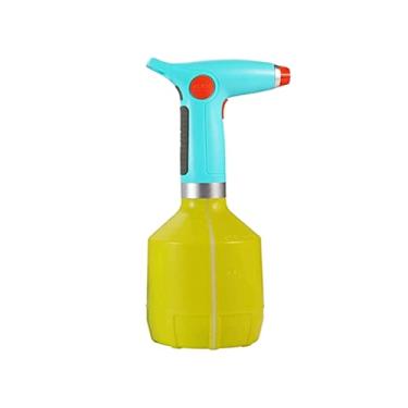 Imagem de Regador com spray, regador para plantas de interior, elétrico, para plantas de interior, jardim, para flores, ferramentas internas e externas, bonsai, regador, irrigador (verde 10,5 x 13,5 x 26,5 cm)