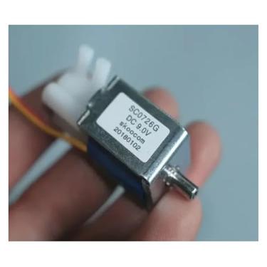 Imagem de Válvula solenoide SC0726G DC 9V válvula de controle de fluxo de ar a gás de 3 posições de 2 posições WWECCQIJ