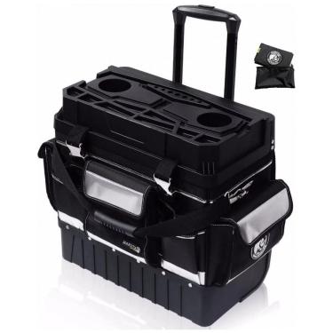 Imagem de Caixa de Ferramentas Organizadora com Rodas e 24 Compartimentos, MARUTAI TOOL STORAGE G01, Preto