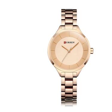 Imagem de Relógio Curren 9015 Feminino Aço Inoxidável Rosê/Rosê