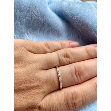 Imagem de Anel meia aliança  - HR PRATA, 13 OU 19