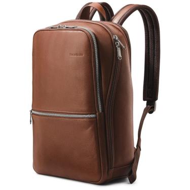 Imagem de Mochila de Couro Clássico para Laptop, SAMSONITE 126036 1221, Marrom
