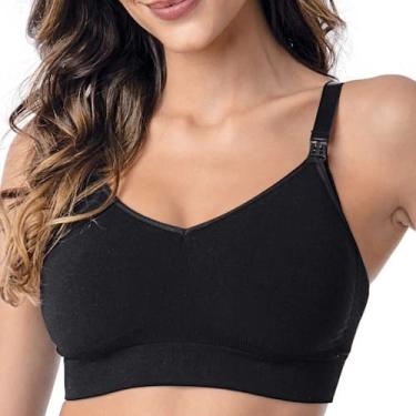 Imagem de Sutiã Amamentação DeMillus Ultraleve 61158, Preto, A