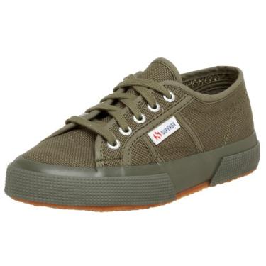 Imagem de Superga Tênis clássico infantil/criança pequena, Evergreen, 25 EU (8.5 M US Toddler)