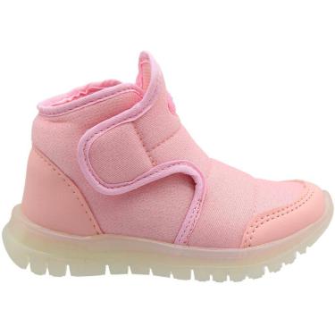 Imagem de Tênis Casual Infantil Via Vip Cano Alto Glitter Menina