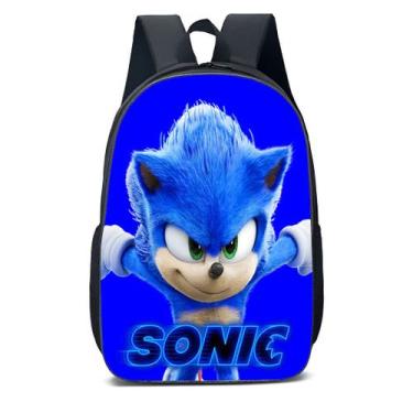 Imagem de Mochila Escolar Sonic Ouriço Infantil Escolha Modelo - EXO, SONIC 07