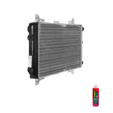 Imagem de Kit Radiador Ford Escort 1.6 1984-1986 + Aditivo Radiador Radiex R1952 Rosa