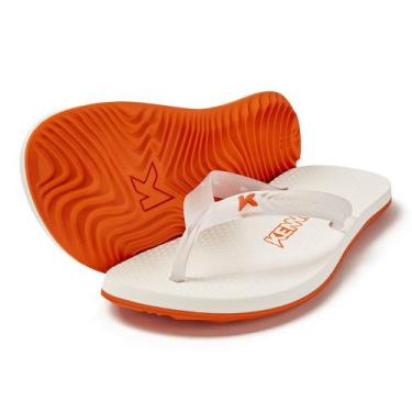 Imagem de Chinelo Kenner Sandália Original New Summer Unissex, 40, Branco, Laran