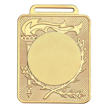 Imagem de Kit Com 10 Medalhas Vitória Lisa 50600 50x60 MM Com Fita-Unissex