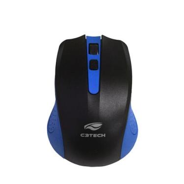 Imagem de Mouse sem fio wireless c3tech mw20bl azul 1000 dpi 2.4ghz - C3 TECH