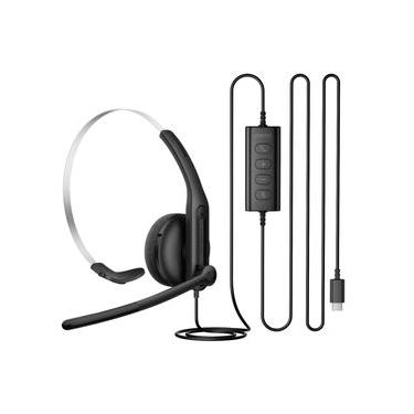 Imagem de Headset Comunicador Profissional Mono USB EDIFIER CC100 - Preto