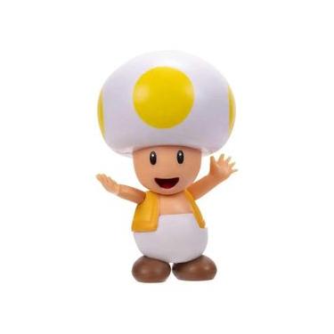 Imagem de Super Mario - Boneco 2.5 polegadas Colecionável - Toad Amarelo