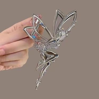 Imagem de Temperamento avançado, grampo de cabelo delicado, menina elfa, super fada, prendedor de agarrar, parte de trás da cabeça, cabelo desgrenhado