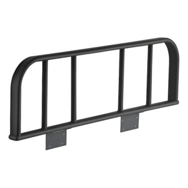 Imagem de Grade de Proteção para Cama Beliche, Metal Preto, 120 x 30 cm, Proteção Lateral para Segurança