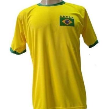 Imagem de Camisa Brasil Amarela Torcedor Adulto Patriota-Masculino