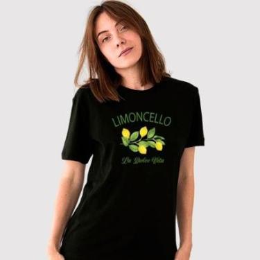 Imagem de Camiseta Limoncello Feminina Básica 100% Algodão Premium-Feminino