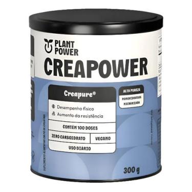 Imagem de Creapower Creatina Creapure Vegana 300g Plant Power Sabor:Neutro, Neut