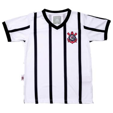 Imagem de Camisa Corinthians Infantil Listrada Oficial Revedor-Unissex