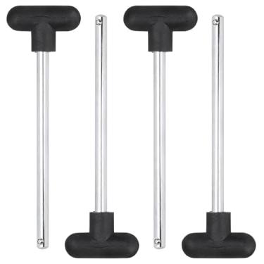 Imagem de Motroce 4 peças de pino de empilhamento de peso, pino de academia, pino de máquina de peso pesado, tração, 0,9 cm de diâmetro, 15 cm, espaço de bloqueio, pino seletor de peso universal para acessórios