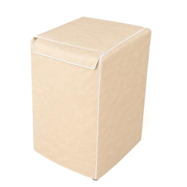 Imagem de Capa Maquina Lavar Com e Sem Zíper TAMANHO M, G PROTEÇÃO CONTRA CHUVA E SOL E AGUA(M,Bege couronil c/zíper)