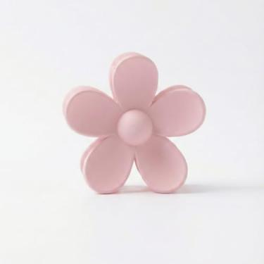 Imagem de Kit 4 3 2 Grampos Piranha de Cabelo Flor Camélia – Presilha de Cabelo Feminina para Praia Festa e Uso Diário (Rosa,2)