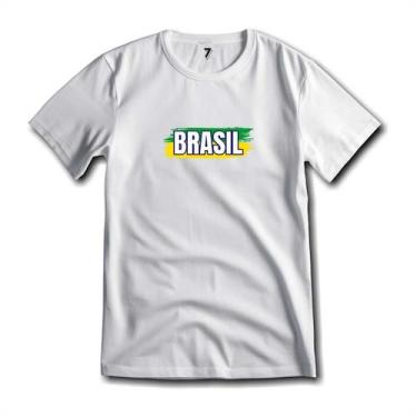 Imagem de Camiseta Brasil Patriota Unissex Malha Fria Antipilling - Sete Sete Es