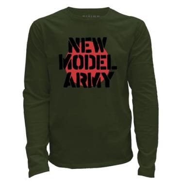 Imagem de Camiseta manga longa - New Model Army - APE SILK, Green pea, Green pea