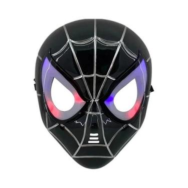 Imagem de Máscara LED De Cosplay Para Crianças Do Homem-Aranha, Homem De Ferro, 