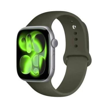 Imagem de Pulseira De Silicone Esportiva De 46mm, 42mm, 45mm, 44mm, 40mm Para Ap