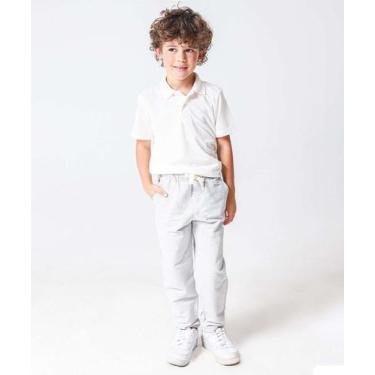 Imagem de Calça Infantil Reta Bolsos Marisa Tam 4 a 10 Cinza-73119, Cinza, 8