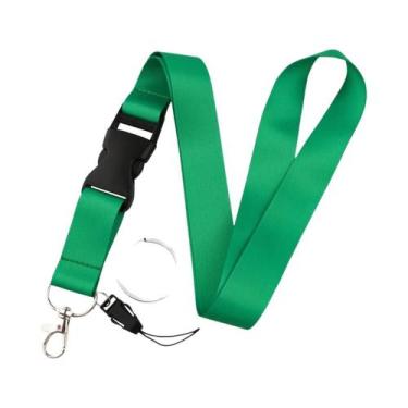 Imagem de Cordão De Pescoço Para Celular Em Cor Sólida, Suporte Para Chaves E Ca