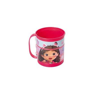 Imagem de Caneca divertida casa magica da gabby 360ml - plasutil