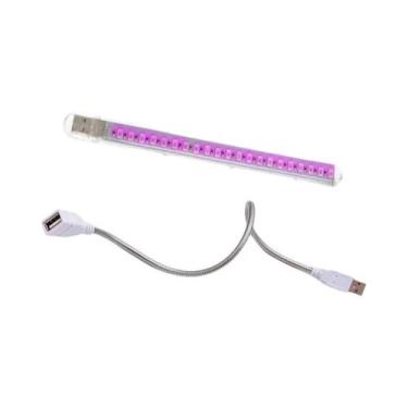 Imagem de Luz De Cultivo LED De Espectro Completo Vermelha E Azul, Portátil, USB
