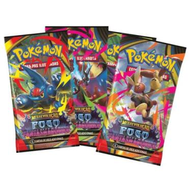 Imagem de Booster Pokémon Unitário Megaevolução Fogo Fantasmagórico Sortido