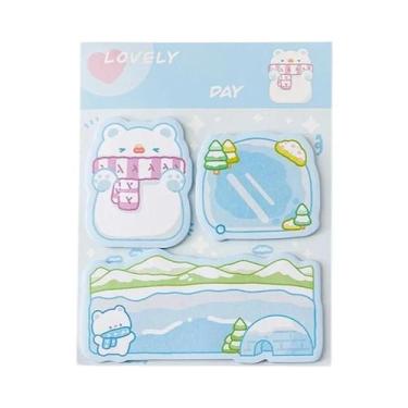 Imagem de Blocos De Notas Adesivos Criativos De Desenhos Animados Fofos, Bloco D